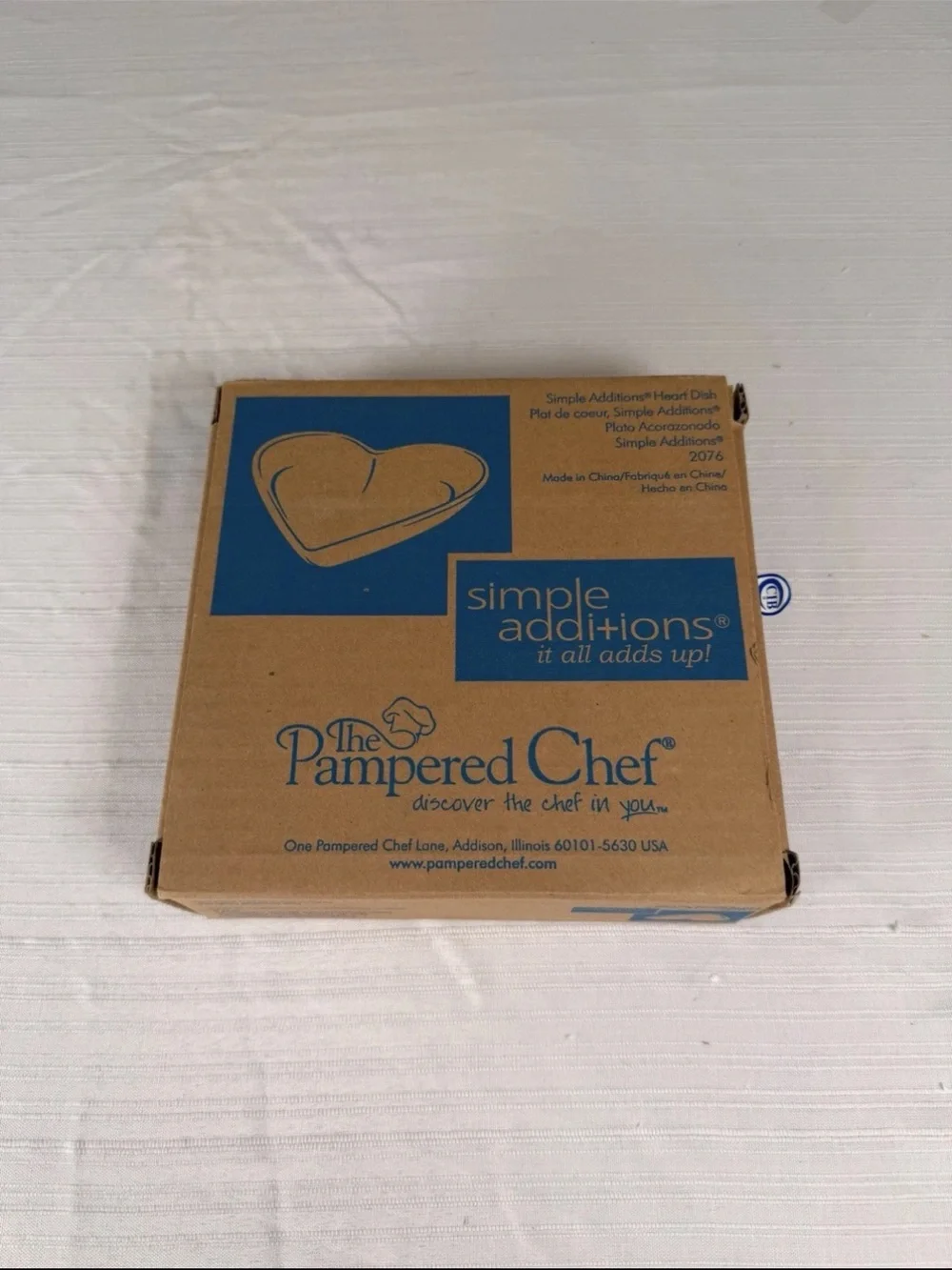 Pampered Chef Red Heart Serving Dish
